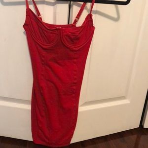 Red American Apparel dress